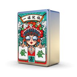 Solitaire Mahjong Home Thickened Playing Cards Waterproof Mini Travel Simple And Portable Exquisite Mahjong Special Playing Cards