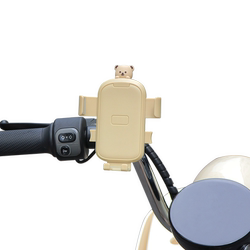 Electric motorcycle mobile phone stand anti-shock and anti-shake