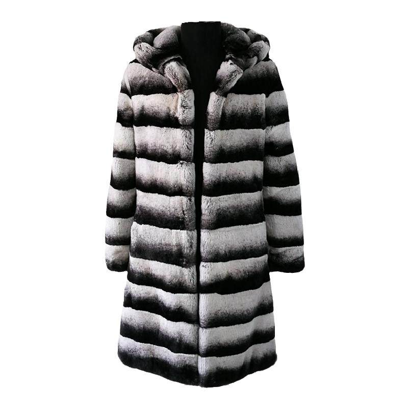 Abrigo de Piel Sintética de Chinchilla para Hombre Vidillai - Abrigo de ...
