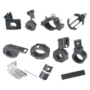 
Motorcycle pedal external spotlight bracket aluminum alloy special pipe clamp bumper guard universal adjustable pipe clamp