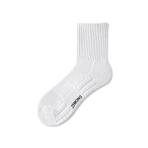 Zimo socks men's 7A antibacterial and deodorant summer pure cotton yarn towel thin bottom basketball sports youth running