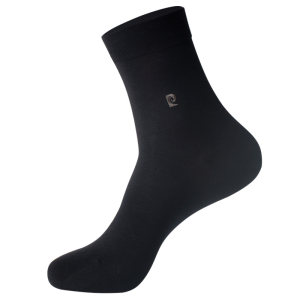 
Pierre Cardin men's socks summer thin pure cotton medium tube deodorant moisture wicking cotton business black short tube socks