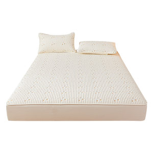 
Class A cotton wool cover three-piece set for children's waterproof wet cover single piece Simmons mattress protective cover dust cover