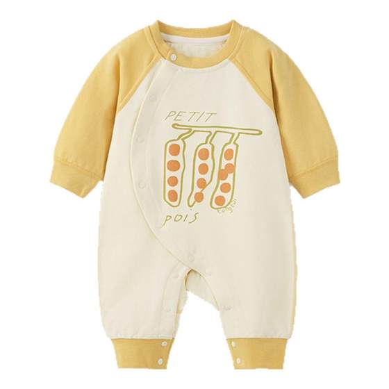 
Tongtai baby jumpsuit spring and autumn pure cotton men's and women's baby clothes children's casual outing clothes boneless crawling clothes