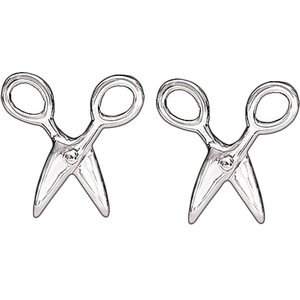 Simple and versatile S925 sterling silver jewelry cute creative personality small scissors earrings women's earrings earrings earrings earrings