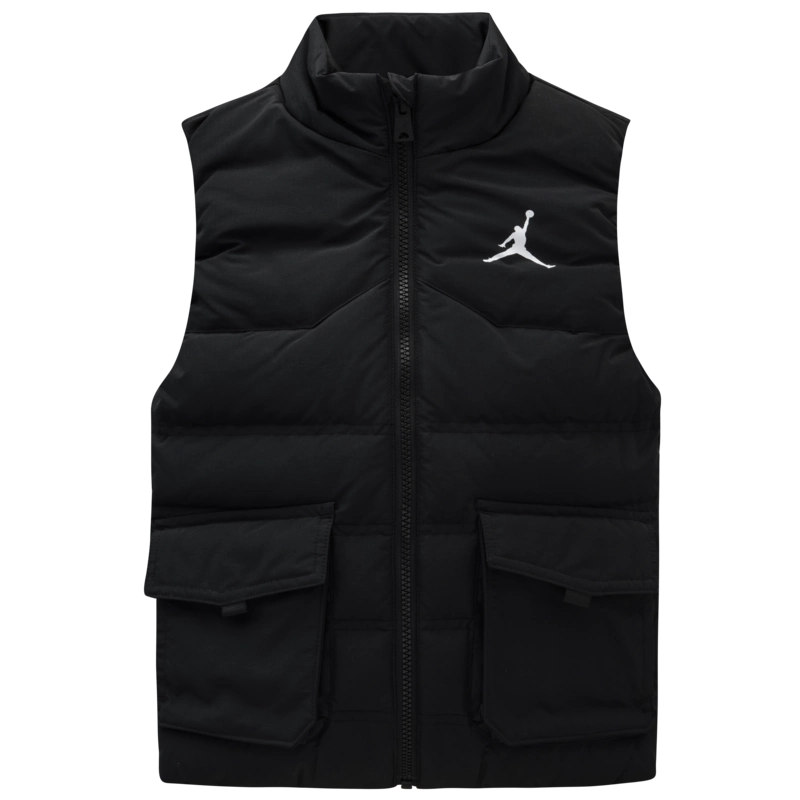 冬馬  Jordan儿童装男童羽绒马甲2025冬季新款中大童背心冬装JD2342004
