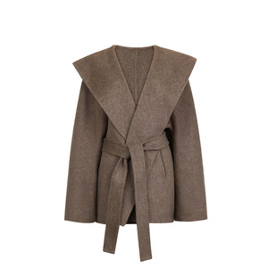 POET WONG [Wish Coat] High-end, relaxed and lazy full wool high-quality short waist coat
