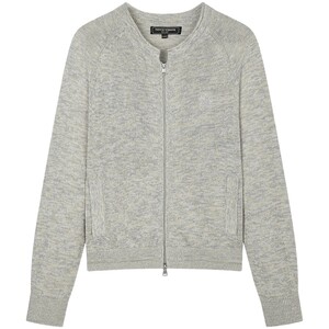 
[Including Linen] TeenieWeenie Bear Women's 26 Spring and Summer Fashionable Double Zipper Raglan Sleeve Knitted Cardigan