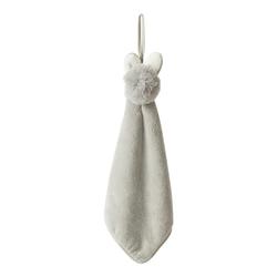 Nitori Yideli Household Bathroom Hand Towel Can Hang Kitchen Hand Towel Single Piece Velvet Rabbit