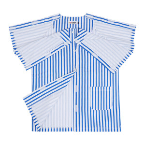 
Full-open hospital gown and easy to put on and take off nursing suits for hospital beauty salon patients taking arm and leg fractures
