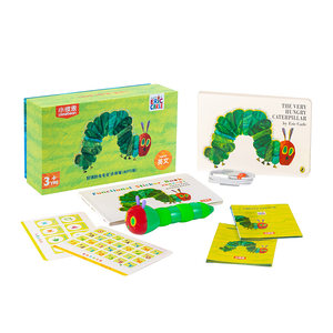 
Little Bean Caterpillar Reading Pen Rainbow Rabbit Nursery Rhyme Word Book Bilingual English Enlightenment Cognition Early Childhood Education Machine