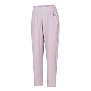 Zipper pocket sweatpants, quick-drying women's pants, high-waist running summer thin casual trousers, elastic waist fitness pants