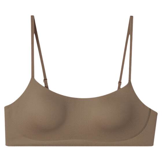 Xingmian low-cut seamless bra for women with small breasts, liquid foundation, spaghetti straps, thin low-cut invisible back bra