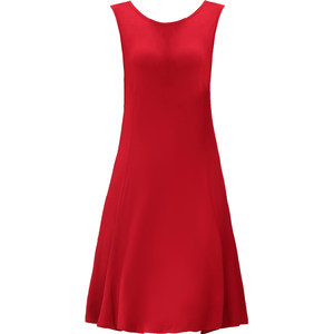 Modal dress female summer dress new large -size vest skirt A -line skirt shows thin sleeveless suspender bottom skirt
