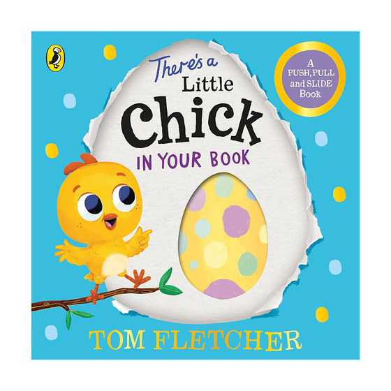 预售 There’s a Little Chick In Your Book 谁在你的书里 纸板书 Tom Fletcher 英文原版绘本 3-6岁亲子读物