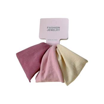 
Colorful wide edges without seams for women's simple hair rope