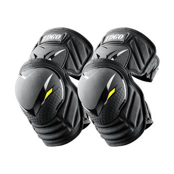 Motorcycle knee pads, riding motorcycle protective gear, winter windproof protective equipment, anti-fall elbow pads, four-piece set to keep warm for men and women
