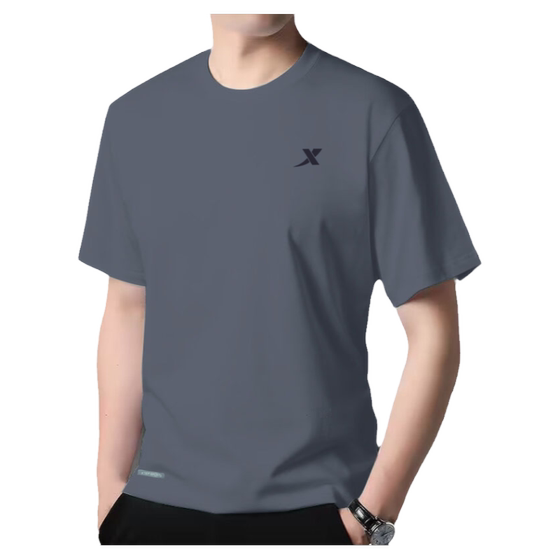 Xtep Ice Silk Short Sleeve T-shirt Men's Summer Breathable Running Top Short T Stretch Fitness Clothes Half Sleeve Sports Quick Dryer