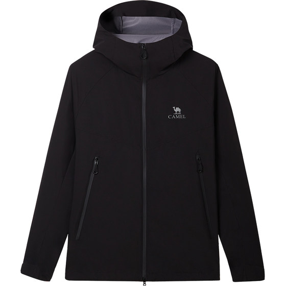 Camel Mountain and Sea Men's Jacket 2026 Spring and Summer New Windproof, Waterproof and Oilproof Simple Outdoor Breathable Jacket for Women