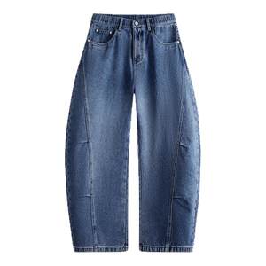 
NAVIGARE Italian sailing ship wide-leg work jeans men's pure cotton loose scimitar pants casual long pants