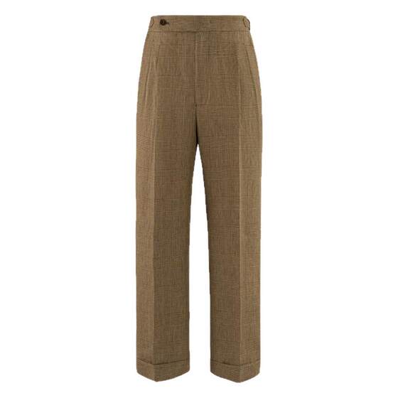 
[French long mart prince] CULTUM Italian Naples Old Qianfeng Line Pants Men's Pants