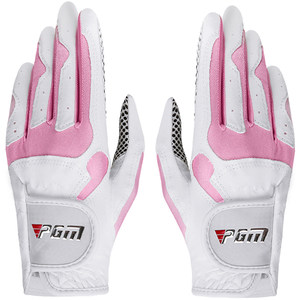 
PGM Golf Gloves Women's Club Special Women's Frisbee Anti-Slip Women's Sheepskin Gloves Wear-Resistant Women's Hands