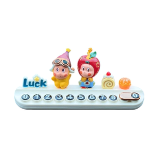 
New style mobile phone number plate, cute star, high-end and cute car temporary parking number plate with aromatherapy ornaments