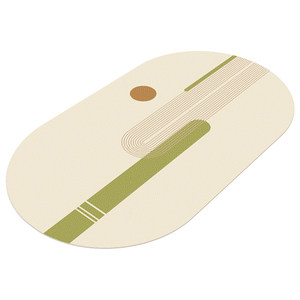 
Living room light luxury simple modern coffee table mat with oblong table mat oil-proof waterproof high-end silicone protective mat