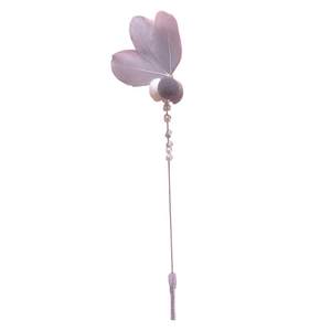 Cat toy teasing cat stick, Hi Hi Fairy Stub, long rod, biting feathers with bell, bell, cat toy cat supplies