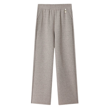 
Middle-aged and elderly mothers with straight-leg grandma pants casual in autumn and winter