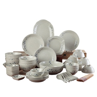 景徳鎮 磁器 食器セット - 開花 - 中国スタイル