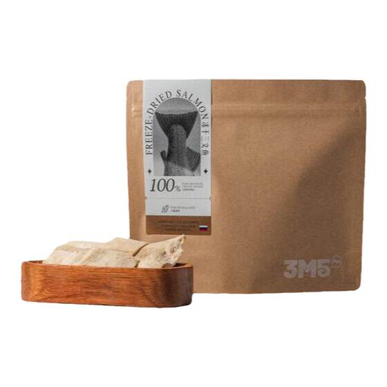 
[Snacks] 3m5pet salmon freeze-dried cat and dog universal snacks for dogs and cats universal pure meat original cut full period