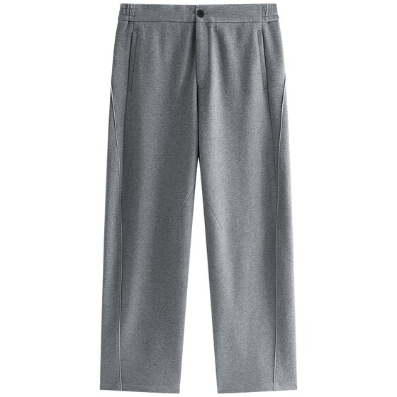[Texture Sweatpants] PEACEBIRD Men's Casual Pants 26 Spring New Loose Texture Sports Versatile Scimitar Pants