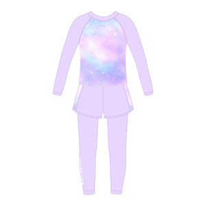 
Pulassi swimsuit for children and girls in hot springs new professional warm and cold-proof long-sleeved and trousers girls' swimsuit