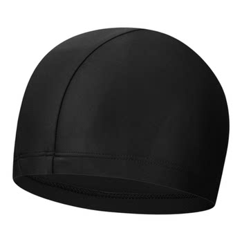 Black non-sliding independent packaging swimming hat