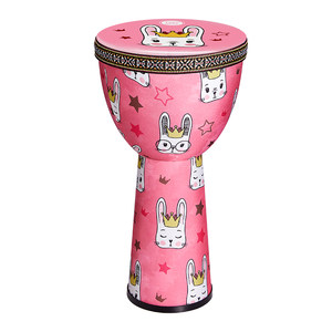 
African drum standard 8-inch children, boys and girls hand-painted drum toys professional percussion instrument kindergarten lightweight portable