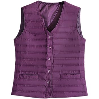 Hengyuanxiang lightweight down jacket new style vest inside and outside