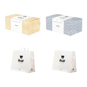 【Steiff礼盒】Steiff史戴芙条纹圆点图案公仔毛绒玩具精美礼盒