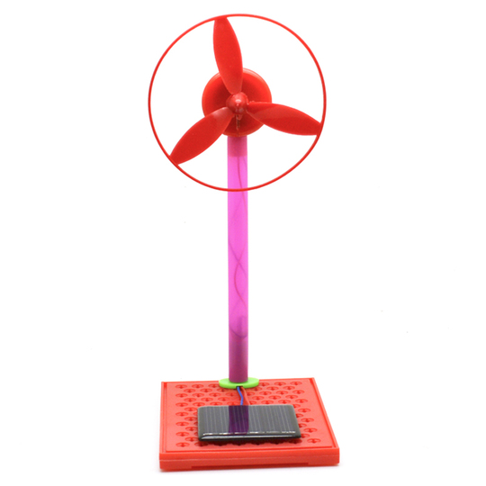 Moulin à vent solaire DUOKON - Jouet éducatif et décoratif pour enfants