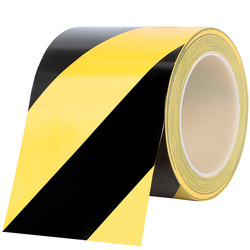Pvc Identification Tape Landmark Floor Color Tape Decoration Photography Wedding Exhibition Red Yellow Blue Green Black And White High Viscosity Wear-resistant Warning Single-sided Strong Tape Carpet Warning Floor Zebra Tape