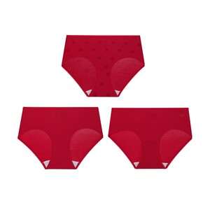 
Aimeili 3-pack leading the way red gift box modal mid-waist boxer briefs women's new year zodiac year