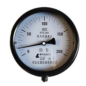 
Hebei Hongqi WTZWTQ-280 Pressure Thermometer Boiler Water Temperature Oil Temperature Remote Transmission Food Temperature Meter Free Shipping