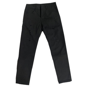 
2025 summer new men's cropped pants men's jeans trendy slim feet casual 9-point pants to make you look thin