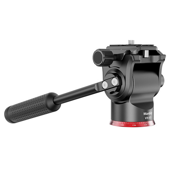 
Manbili Metal Hydraulic Damping Head Portable SLR Camera Mobile Mirror Shooting Handle Panoramic Head Professional Tripod Bracket Photography Accessories Concert Vertical Shot VH-01