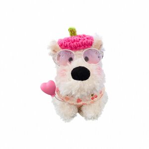 
West Highland car car hukou decoration car plush doll wiper turn signal car interior accessories ornaments for women