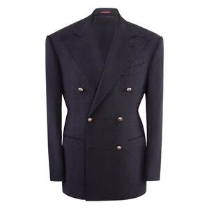 [Gentleman's Armor Strong Twisted Fabric] CULTUM Spring and Summer Linen Blended Blazer Double-Breasted Suit for Men