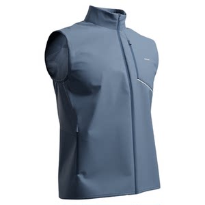 
Decathlon sports windbreaker men's windproof, light rainproof, quick-drying sleeveless outdoor running marathon cross-country vest RFS5