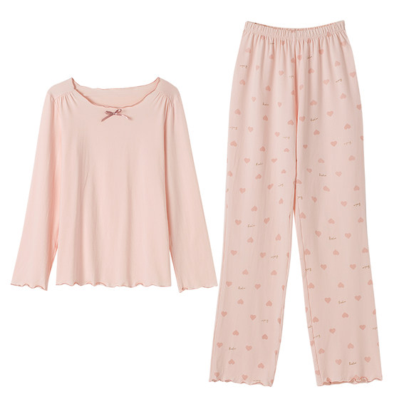 RoseTree pure cotton pajamas for women spring and autumn long-sleeved petite cotton stunning high-end home wear set