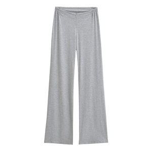 Latte girl zipper huge comfortable drapery fitness yoga Pilates sports trousers pure small waist straight women