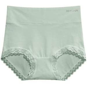 Butterfly Anfen high -waisted cotton women's underwear high waistless, cotton crotch antibacterial ventilation, abdomen, hip size, large size flat trousers
